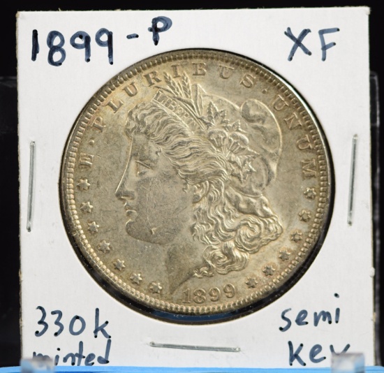 1899 Morgan Dollar XF Semi Key