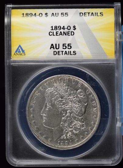1894-O Morgan Dollar ANACS AU-55 Details