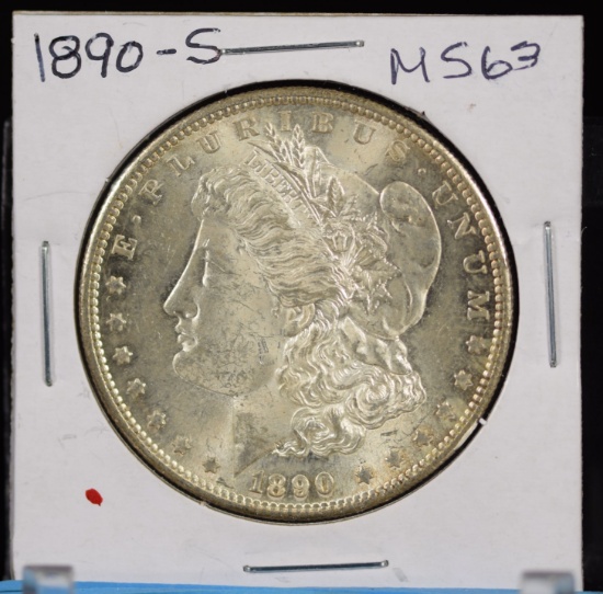 1890-S Morgan Dollar MS63