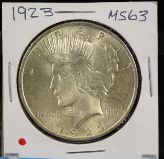 1923 Peace Dollar MS63