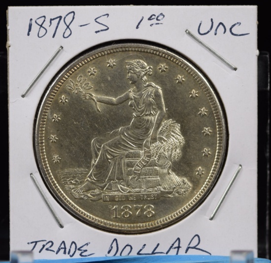 1878-S Trade Dollar UNC