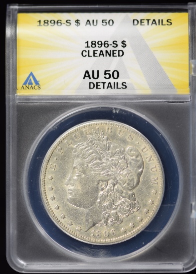 1896-S Morgan Dollar AU-50 Details
