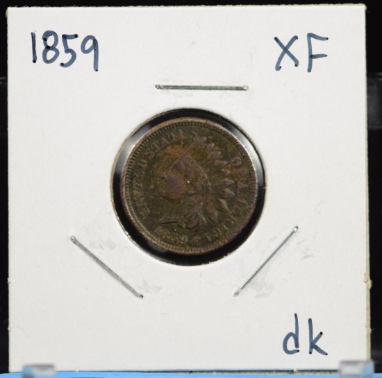 1859 Indian Head Cent XF