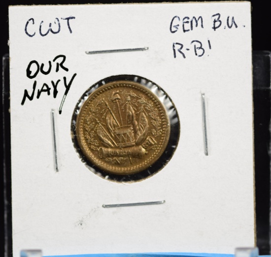 CWT Our Navy GEM BU