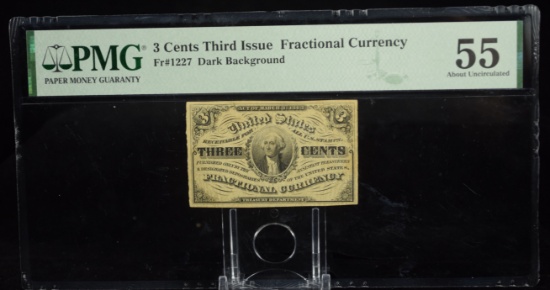 3 Cent Third Issue Fractional FR1227 PMG 55