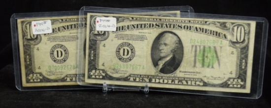 2004 & 2006 $10 Federal Reserve Notes