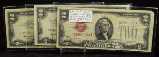 1928G 53 63 3 $2 Red Seal Notes