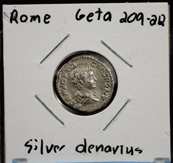 209-212 Silver Rome Denarius