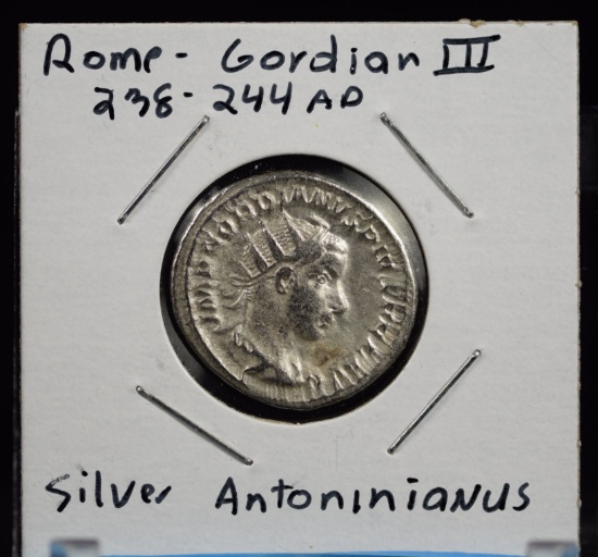 238-244 Silver Antoninianus Rome Gordian III