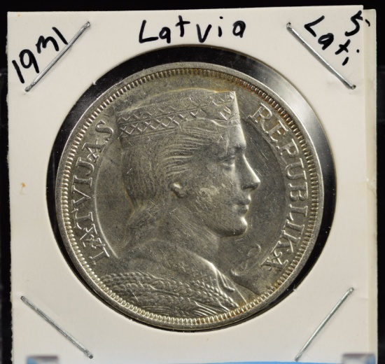 1931 $5 Latvia