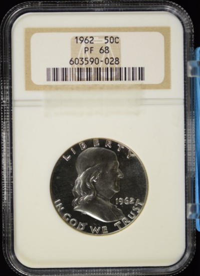 1962 Proof Franklin Half Dollar NGC PF-68