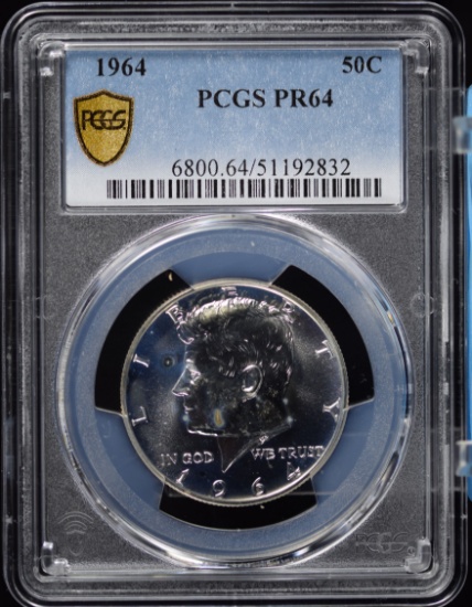 1964 Proof Kennedy Half Dollar PCGS PR-64