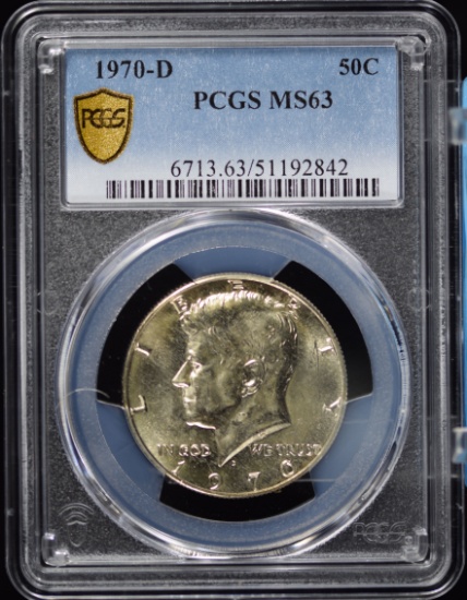 1970-D Kennedy Half Dollar PCGS MS-63