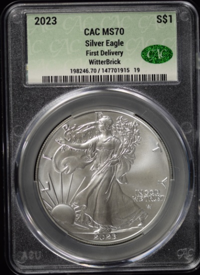 2023 America Silver Eagle CAC MS-70 Highest Grade