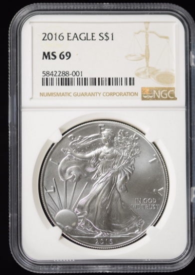 2016 American Silver Eagle NGC MS-69 001