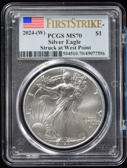 2024-W ASE First Strike PCGS MS-70 West Point 96