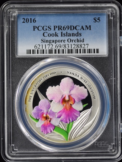 2016 Cook Island PCGS PR-69 DCAM