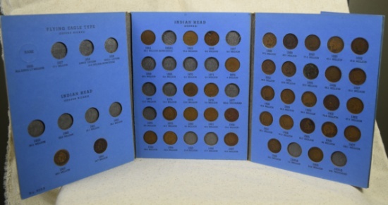 Book of Incomplete 42 Indian Head Cents