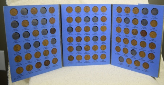Book of Incomplete 65 Lincoln Wheat Cents