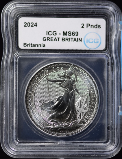 2024 Great Britain ICG MS-69 2pounds