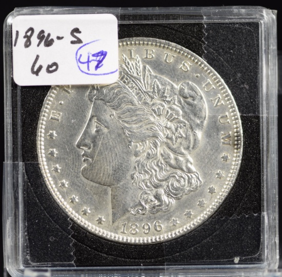 1896-S Morgan Dollar MS60