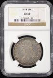 1818 Capped Bust Half Dollar NGC XF-40
