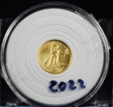 2022 $5 Gold Eagle 1/10th oz Fine Gold