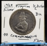 1920 Pilgrim Commen Half Dollar BU