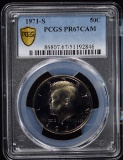 1971-S Kennedy Half Dollar PCGS PR-67 DCAM