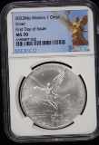 2022Mo Mexico Silver NGC MS-70