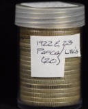 Roll of 20 Silver Peace Dollars UNC 1922/1923