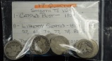 17 Mixed Early Date Quarters Seated/Barber AG/VG