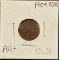 1909 VDB Lincoln Cent AU Plus