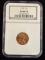 1937 Lincoln Cent NGC MS-66 Red