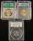 Lot of 2 Graded Dollars & Proof Quarter