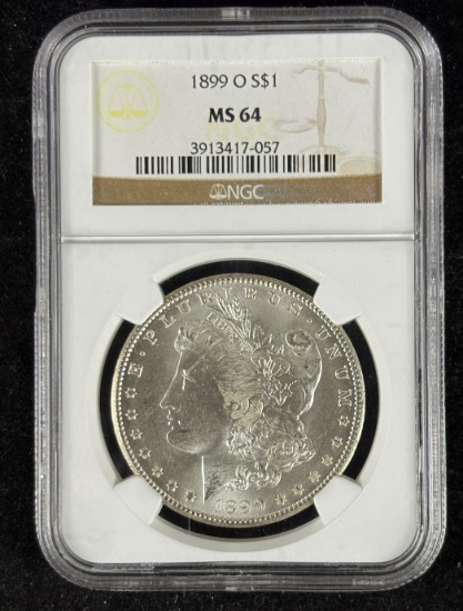 1899-O Morgan Dollar NGC MS-64
