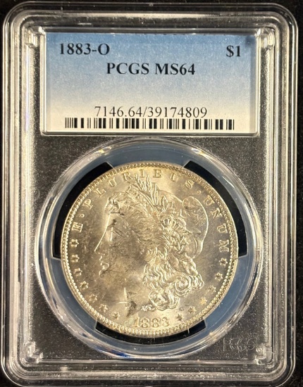 1883-O Morgan Dollar PCGS MS-64