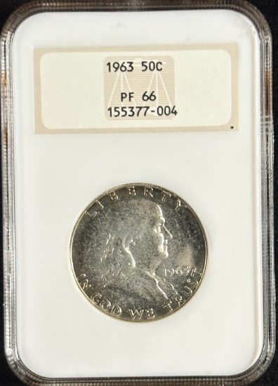 1963 Proof Franklin Half Dollar NGC PR-66 OH