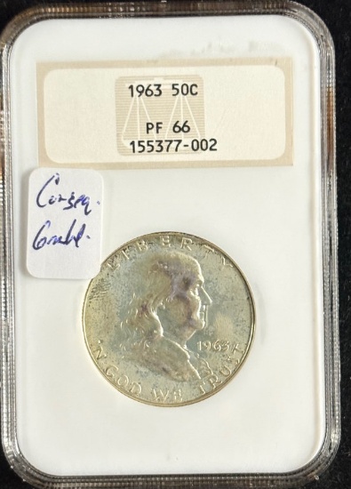 1963 Proof Franklin Half Dollar NGC PR-64 OH