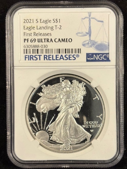 2021-S American Silver Eagle NGC PR-69 UC