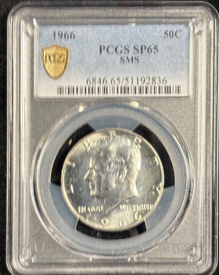 1966 Kennedy Half Dollar PCGS SP-65 SMS