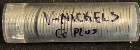 Roll of 40 V-Nickels Good Plus