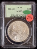 1884-O Morgan Dollar PCGS MS-65 CAC OGH