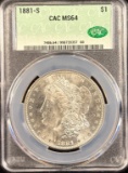1881-S Morgan Dollar CAC MS-64