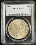 1887 Morgan Dollar PCGS MS-63