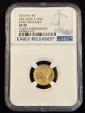 2016-W Gold Liberty NGC SP-70