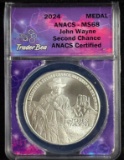 2024 John Wayne Silver Medal ANACS MS-68