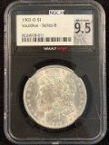 1902-O Morgan Dollar NGC MS-9.5 Vault Box