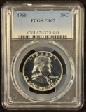 1960 Proof Franklin Silver Half Dollar PCGS PR-67