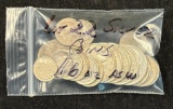 Bag of 22 Foreign Silver Coins 1.6 oz ASW